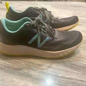 New Balance Black and Blue Athletic Shoes